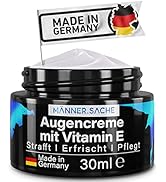 MännerSache Augencreme gegen Augenringe, Tränensäcke & Falten. Anti Aging mit Bio Aloe Vera, Hyal...