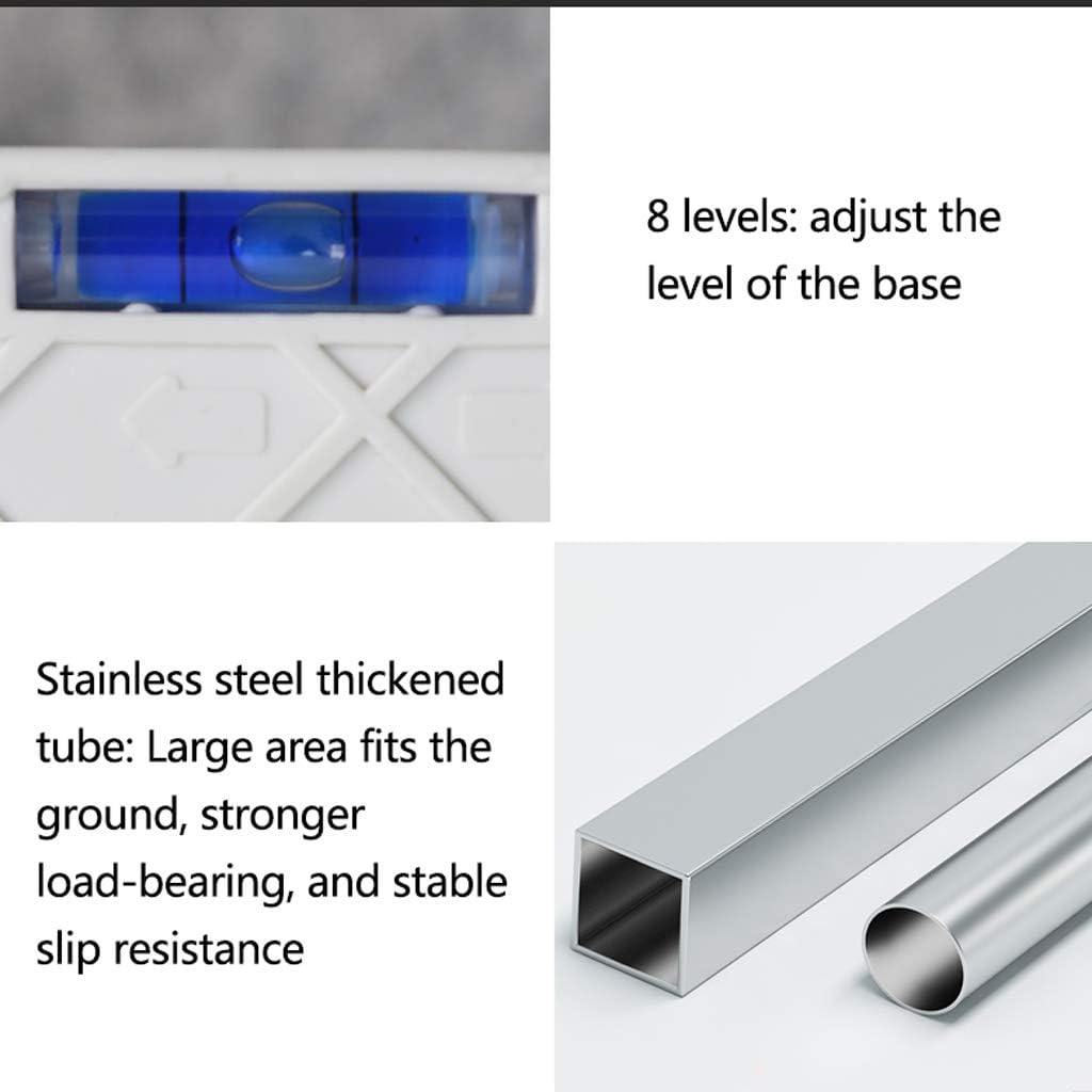 Multifunctional Base,Adjustable Refrigerator Stand,Movable Washing Machine Base,for Washing Machine,Refrigerator and Dryer,44 to 68cm. ()