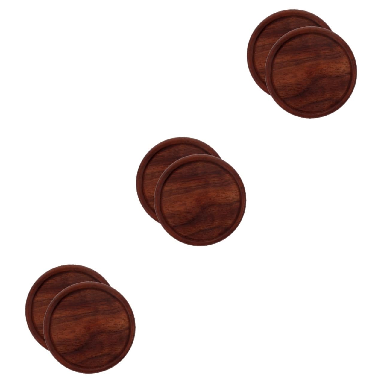 Tapis de tasse ronds Alipis en noyer pour éliminer les taches de café et rayures sur la table