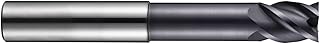 Dormer S21916.0 Shank End Mill, Altin Coating, HM, Head Diameter 16 mm, Flute Length 22 mm, Full Length 125 mm