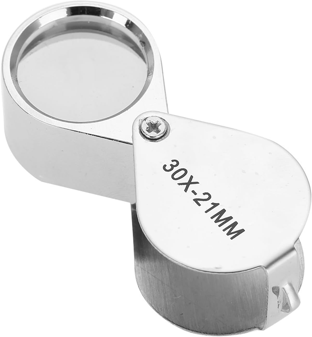 Yctze Portable 20X 30X Magnifier Loupe, Pocket Folding, Ideal for Jewelry Checking and Reading (30 Times)