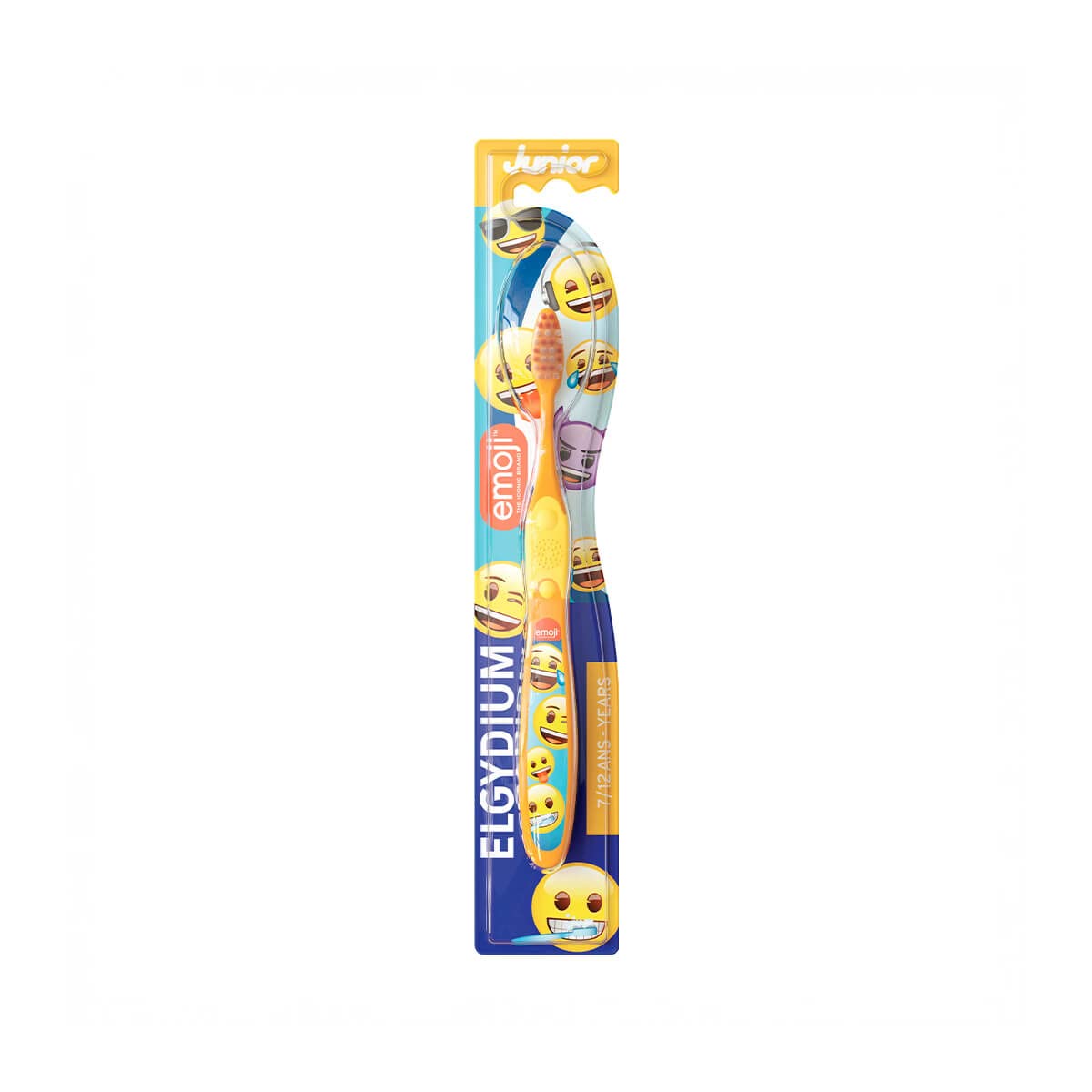 Elgydium Junior Emoji Toothbrush 7 To 12 Years Old