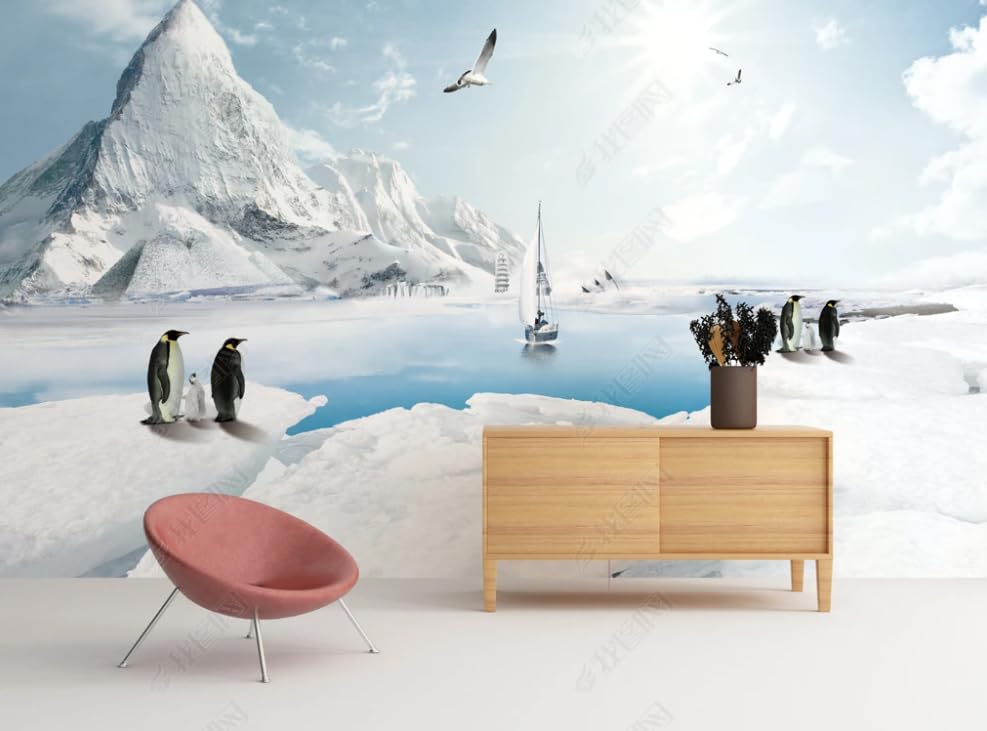 Papier peint intissé antarctique panoramique haute définition