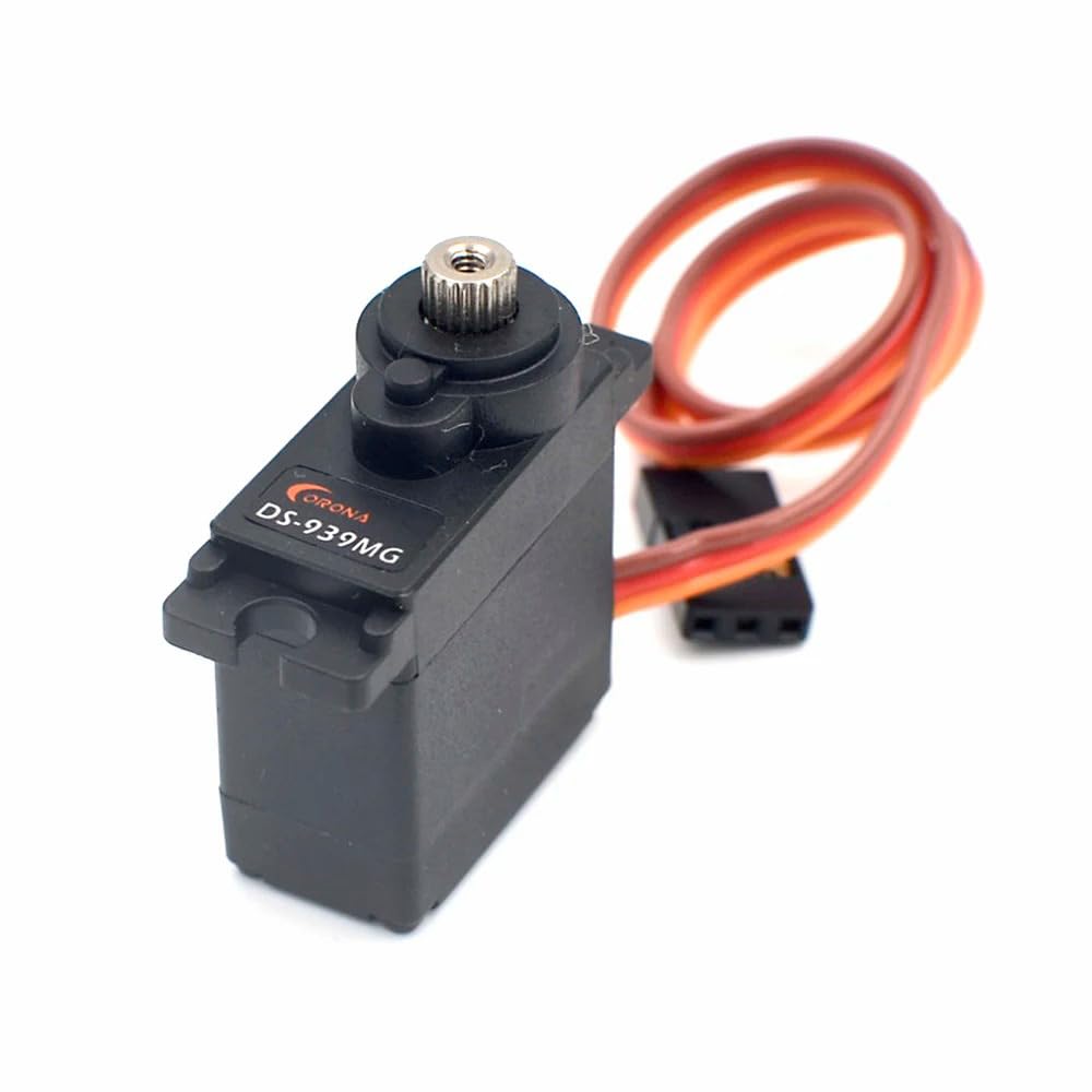 SPARKHOBBY Corona DS939MG - Sterzo digitale 2,5 kg/0,14 sec/12,5 g, micro ingranaggi in metallo, per accessori robot modello di aeroplano RC (4 pezzi)