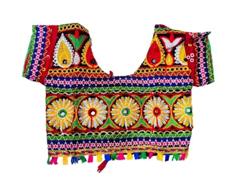 Image of PK HUB Kids Ethnic Radha Dress Lehenga Choli | Chania Choli Set | Janmashtami Mythological | Dandiya Dance Costume | Rajasthani ethinic style For Baby Girls