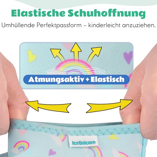 IceUnicorn Baby Strandschuhe Badeschuhe Wasserschuhe Schwimmschuhe Schnelltrocknende Aquaschuhe für Kinder Beach Pool