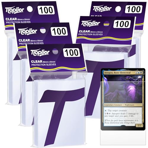 500 Transparente Innenhüllen, Perfekte Passform für Doppelhülle,Sammelkartenhüllen,kompatibel mit MTG, TCG, Baseball, Sportkarten