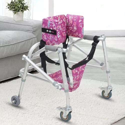 Déambulateur pliable léger avec hauteur ajustable et assise de repos intégrée