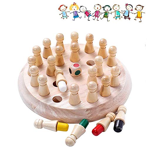 Sunshine smile ajedrez de Memoria,ajedrez de Memoria Montessori,ajedrez de Memoria de Madera,ajedrez de Palo de Memoria de Madera,Niños ajedrez de Memoria,Juguetes cognitivos de Color para niños