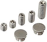 Caso Cantidad de 1 Bot¨®n y juego de tornillos Delta RP51095SS, inoxidable