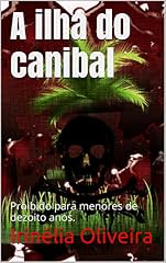 Capa de A ilha do canibal: Proibido para menores de dezoito anos.
