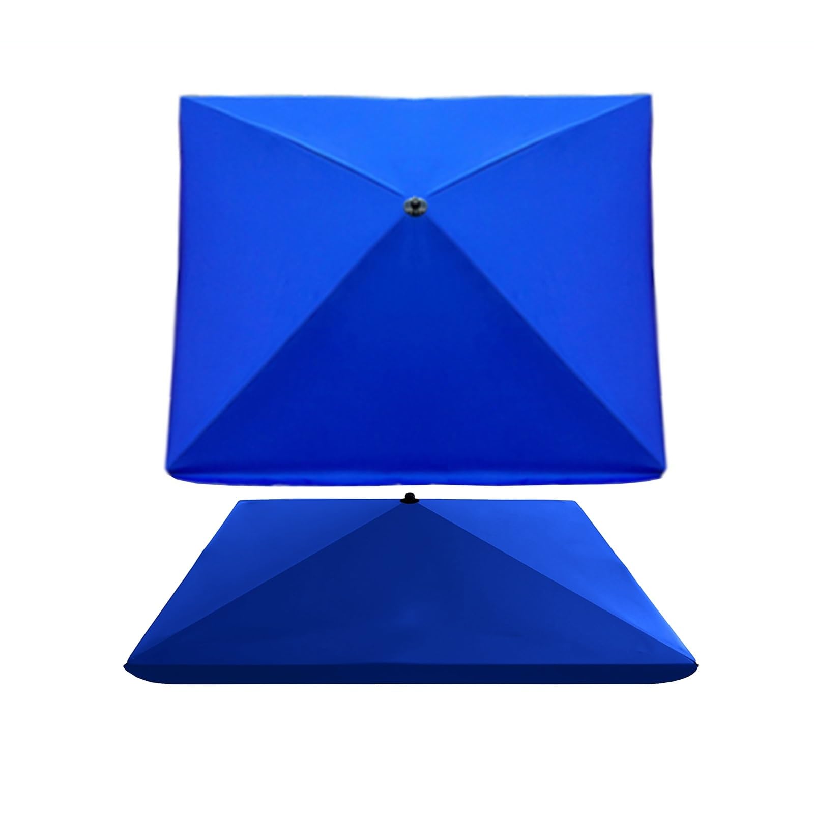 Umbrella Canopy Replacement 4 Arms, Rectangle Patio Umbrella Replacement Cloth, Replacement Parasol Garden Patio Umbrella Fabric, UV-Resistant/Washable 2.0x2.0m 2,2x1,8m 2,5x2,5m 2,8x2,2m 3,2x2,5m(Blu