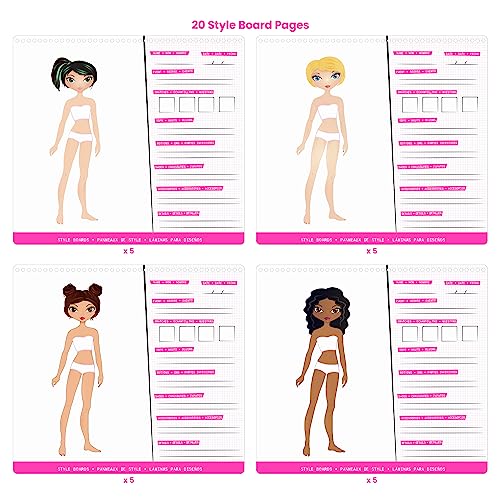 Fashion Angels Sticker Stylist 12544, Fashion Design Sticker By Number Activity Book, For Kids 6 And Up #TOP3