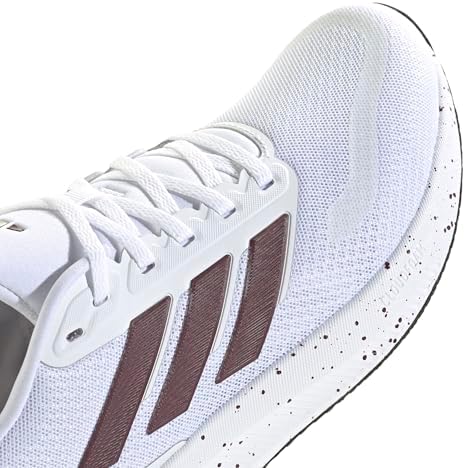 adidas Kadın RUNFALCON 5 W Yürüyüş Ayakkabısı, FTWWHT/MAROON/CBLACK, 38 EU - Görsel 5