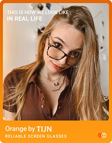 Tijn Blue Light Blocking Glasses For Women Men Clear Frame Square Nerd Eyeglasses Anti Blue Ray Computer Screen Glasses #TOP1