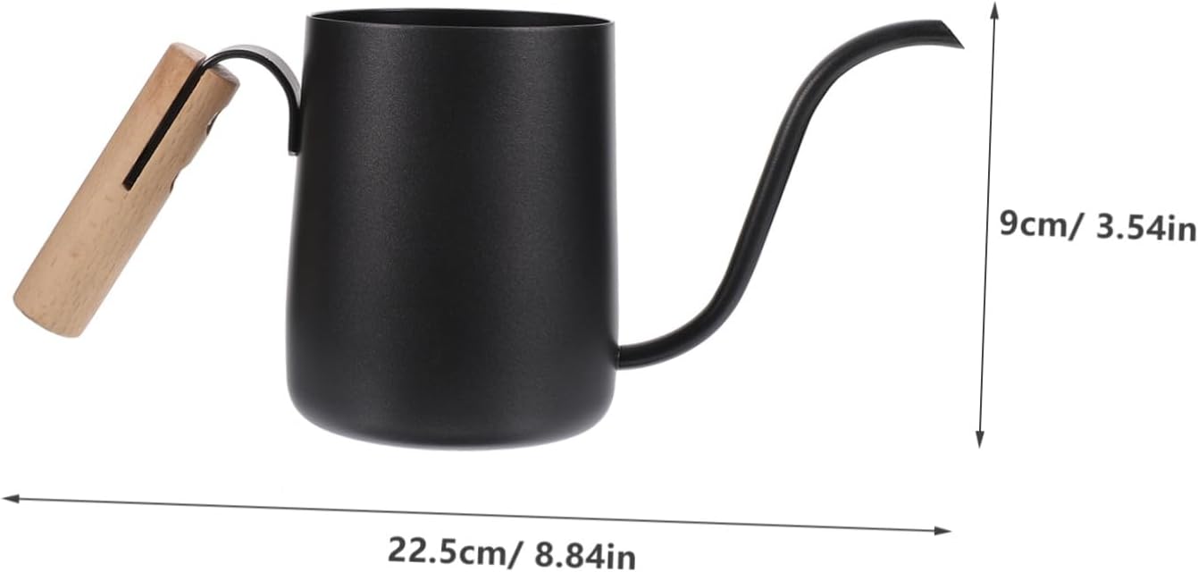 Gooseneck Coffee Kettle with Handle Stainless Spout for Accurate Pouring Multi Functional Design for Coffee Tea Elegant Kitchen Accessory for Daily Use