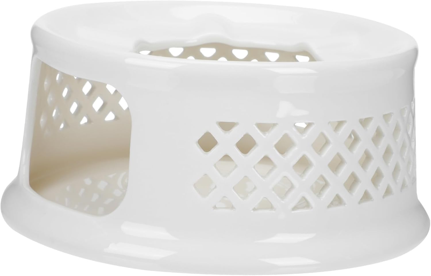 Garneck 1pc Hollow Ceramic Teapot Warmer Candle Holder for Insulating Teas Coffee and Portable and Lightweight Japanese Style Heat Preservation Tool