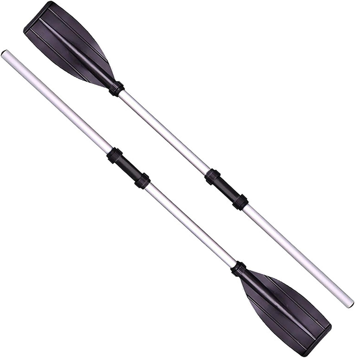 YXYX Kayak Replacement Accessories Boat Rafting Paddle 2 Pcs Aluminum Alloy Detachable Float Afloat Oars Fitting Canoe Oar Boating Accessories for Kayak Storage, Transfer, Maintenance (Color : White)
