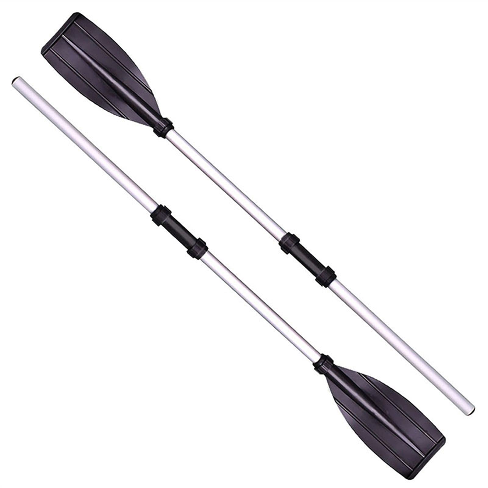 YXYX Kayak Replacement Accessories Boat Rafting Paddle 2 Pcs Aluminum Alloy Detachable Float Afloat Oars Fitting Canoe Oar Boating Accessories for Kayak Storage, Transfer, Maintenance (Color : White)