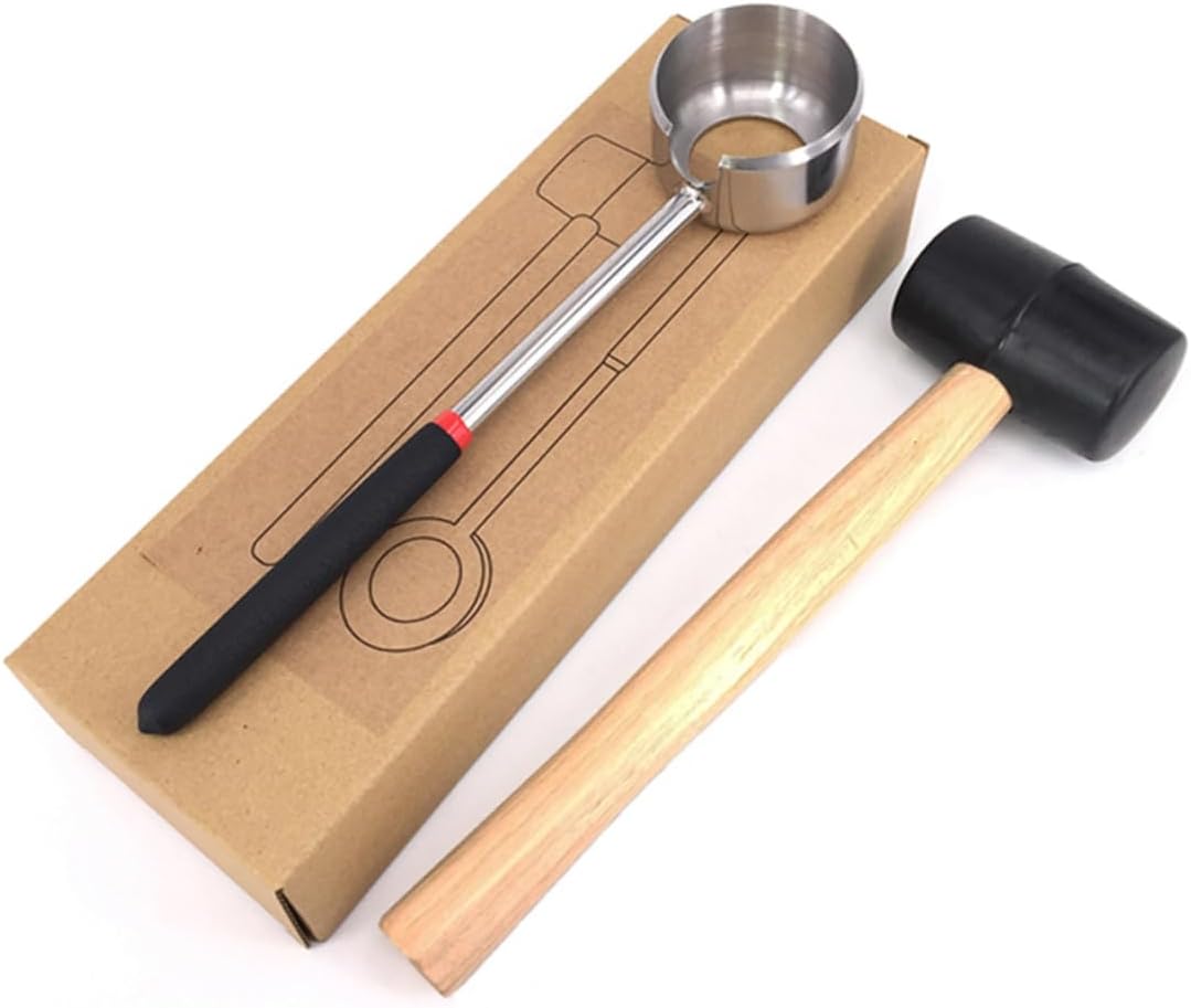 Cabilock Coconut Opener Stainless Steel Manual for Easy Coconut Meat Removal Compact Portable Kitchen Tool