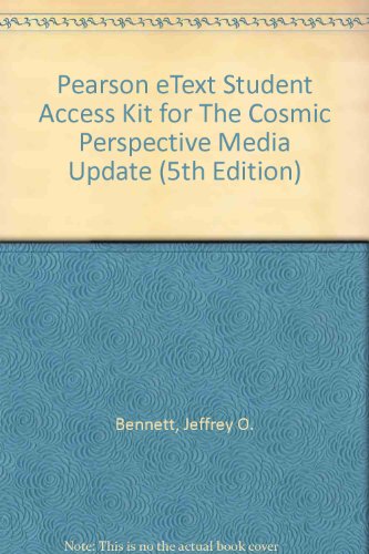 Pearson eText Student Access Kit for The Cosmic Perspective Media Update (5th Edition)