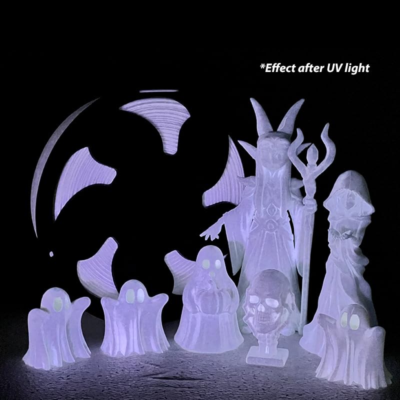 Image of Silk Glow in Dark Pearl White PLA 1.75mm 1kg Luminous 3D Filament FDM AMS
