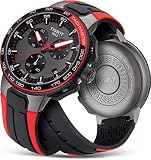 Tissot T-Race Chrono | كوارتز | PVD | سوار أحمر | T111.417.37.441.01