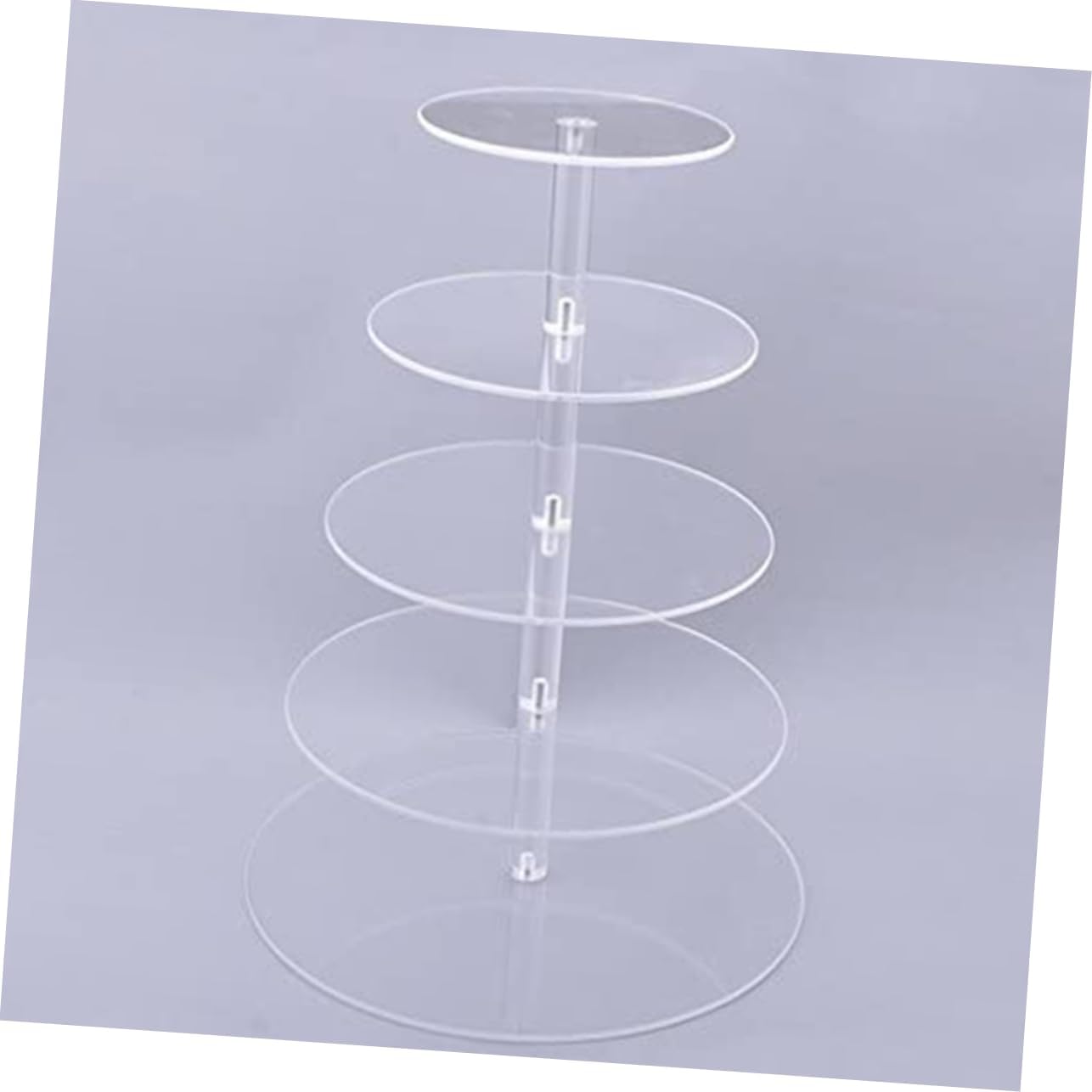 Cabilock 1pc Five-Layer Cake Display Stand Multi-Tiered Dessert Holder for Weddings Birthdays and Parties Elegant Macaron and Cupcake Rack Sturdy Design for Showcasing Treats