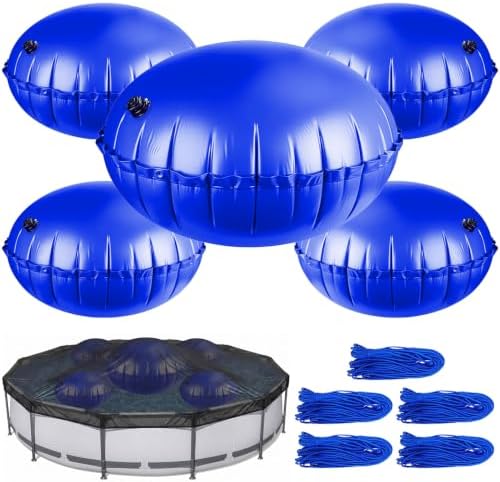 4+1 Combined Pool Pillow, Inflatable PoolPillows for Above Ground Pools