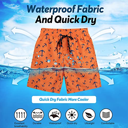 Techcity Mens Swim Trunks, Quick Dry Beach Swim Shorts Bathing Suit Swimsuit With Pockets And Mesh Lining thumb #4