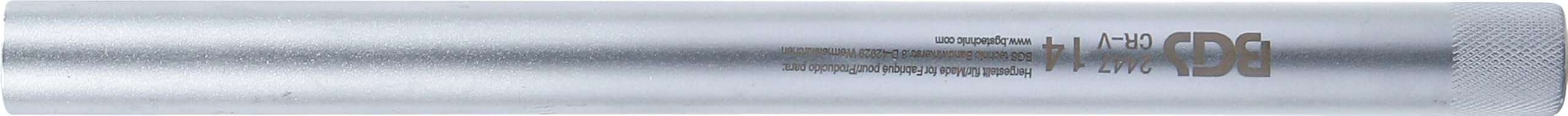 BGS 2447 | Douille de bougie à aimant douze pans, extra longue | 10 mm (3/8") | 14 mm