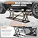 YUMPIE 8000 LBS Portable Car Lift, Heavy-Duty Q355B Steel Car Lift for Home Garage, Adjustable Height up to 27.4