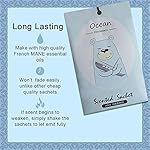 14 Packs Scented Sachets for Drawers and Closets Lavender, Rose, Jasmine, Ocean, Vanilla, Sandalwood, Gardenia 7 Scent - Image 2