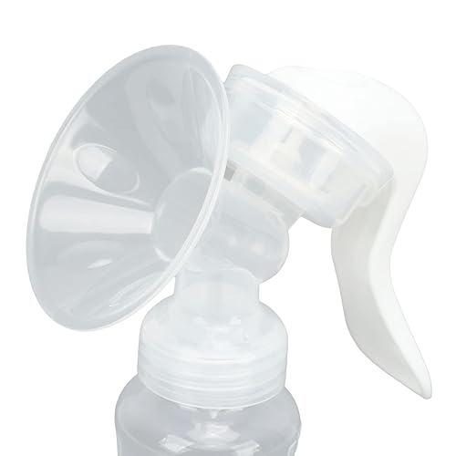 Miniatura 8 de Manual Breast Pump, 150ml Strong Suction Hand Pump Single Hand Breast Pump Portable Breast Milk Catcher Baby Feeding Pump Soft Silicone Breast