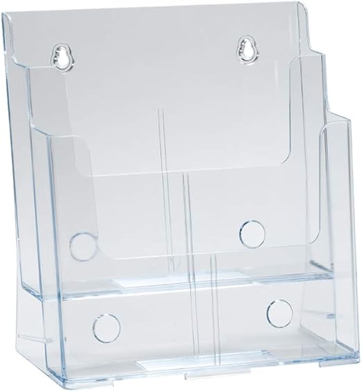 Azar Displays, 252380, Letter Size Brochure Holder, 2 Tier