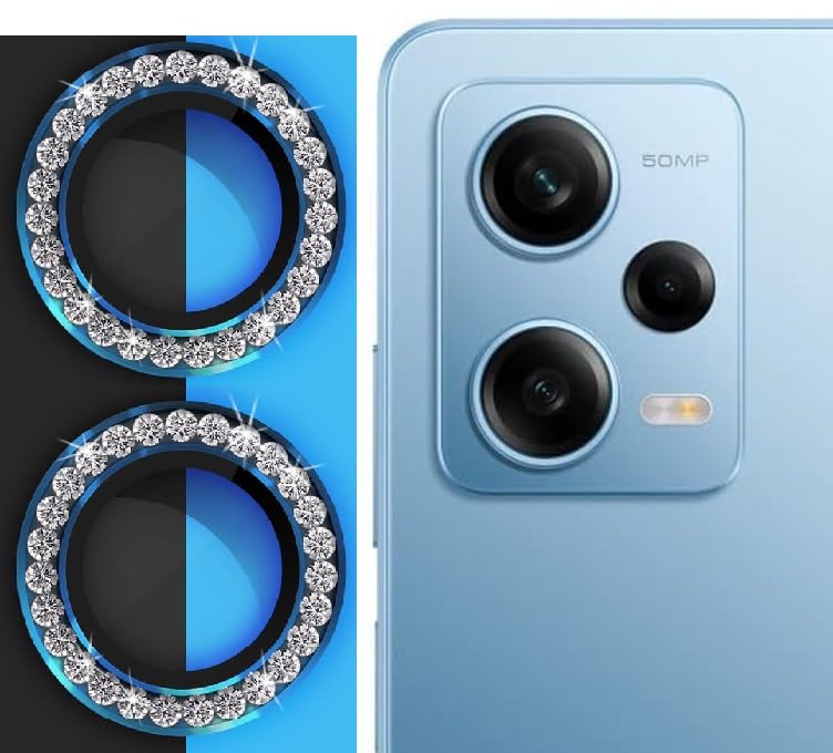 CoverGallery For Redmi Note 12 Pro 5G HQ+ Camera Ring Lens Protector Protector Back Camera Lens Screen Protector 3D Anti Shock/Anti-Scratch/Clear/Blue Diamond Camera Tempered Glass 3 PIECE IN (Pack of 1) (B0CBPM2H8B) Amazon Price History, Amazon Price Tracker