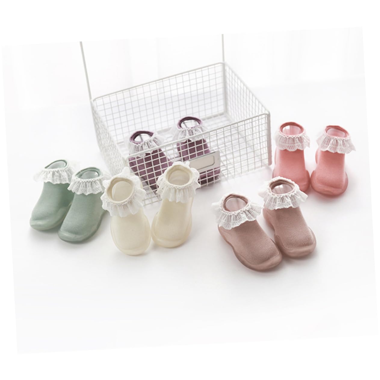 CONGARTENO Non-slip Toddler Socks Grip Socks for Boys and Girls 0-3 Years Old Anti-slip Ankle Cotton Warm Room