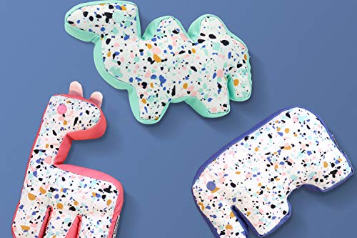 Now House for Pets by Jonathan Adler Canvas Terrazzo Elephant Chew Toy | Adorable Animal Fabric Chew Toy for Dogs, Great Addition to Your Dog Toy Bin or Dog Toy Basket (FF13150) Now House for Pets by Jonathan Adler Canvas Terrazzo Elephant Chew Toy | Adorable Animal Fabric Chew Toy for Dogs, Great Addition to Your Dog Toy Bin or Dog Toy Basket (FF13150)