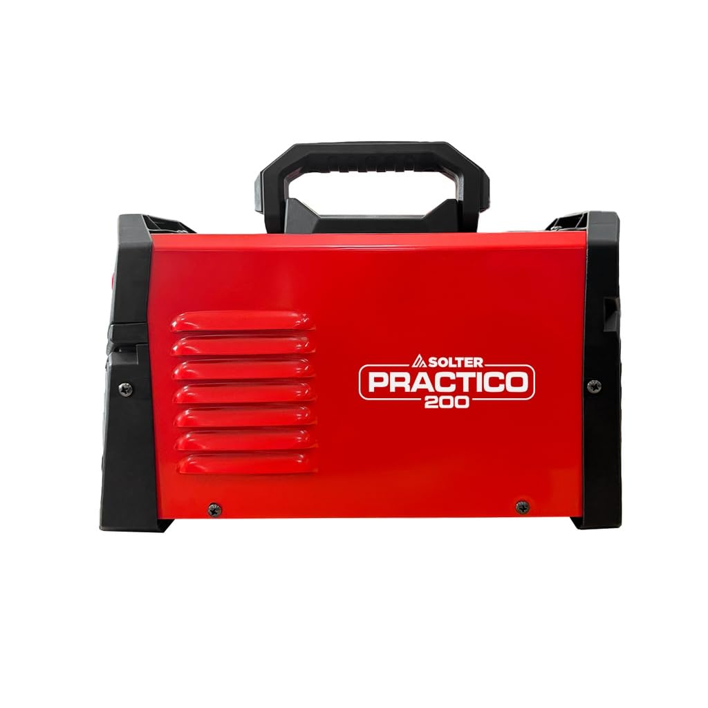 Solter PRACTICO 200 LD – Inverter de Soldadura Profesional MMA/LIFT TIG 200A | Función Pulsada | 230V | Electrodos Ø2,5-4mm | Compacto, Seguro y Potente | Ciclo 30% a 200A