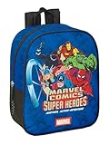 AVENGERS - Mochila Infantil, Mochila Niño, Mochila Escolar, Adaptable a Carro, Ideal para Guardería, Cómoda y Versátil, Calidad y Resistencia, 22x10x27 cm
