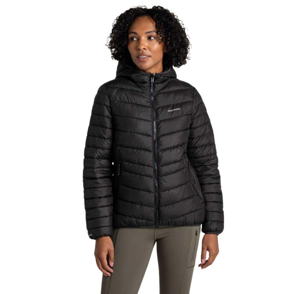 Craghoppers Women's Blue Complite Ix Lightweight Hooded Jacket in Size 16, Sports Direct