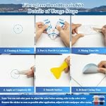 VIKEYTIM Marine Fiberglass Repair Kit (Color Match), 3.5oz/100g Gel Coat Repair Kit for Boats, Fiberglass Repair Fix Holes, Chips, Deep Cracks, Ceramic, Porcelain Fiberglass Filler - Image 2