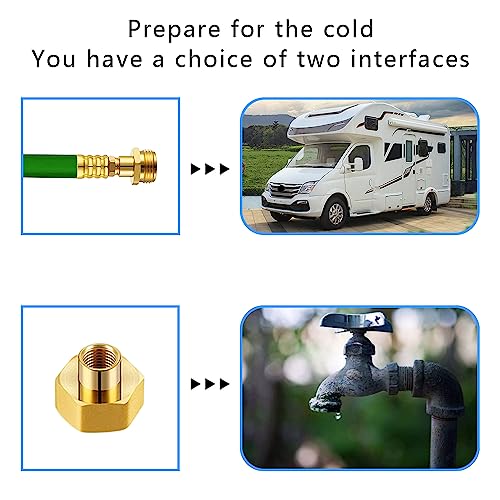 Middrivr RV Winterizing Kit, Water Blowout Adapter with Air Compressor Quick Connect, RV Winterize System for Motorhome, Camper, Boat & Car Accessories