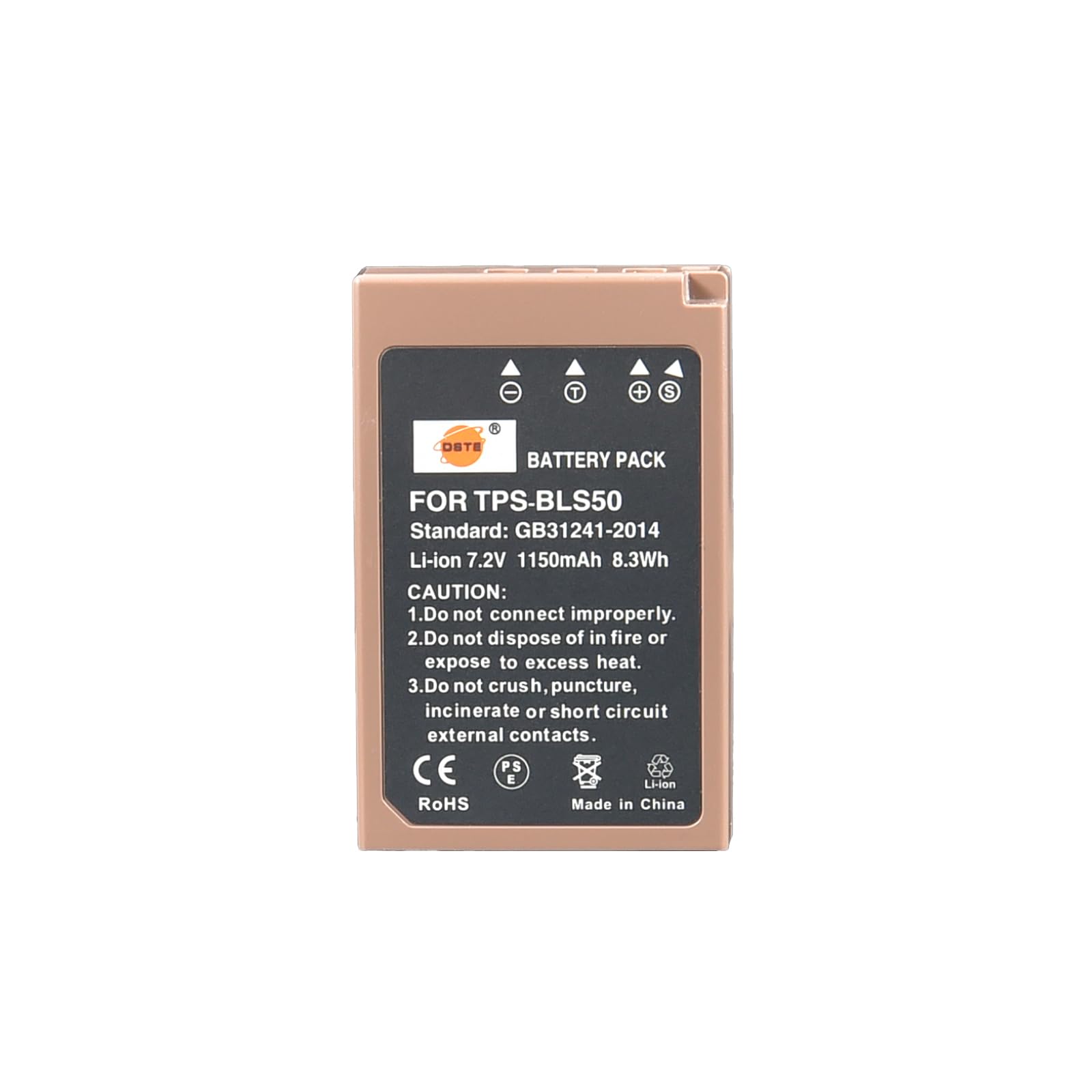 DSTE 2 Batterie TPS-BLS50 Da 7.2V Con Cavo USB-C Per Olympus OM-D E-M10, PEN E-PL7, E-PM2, Stylus 1 - Ricambio Per PS-BLS5/BLS-50