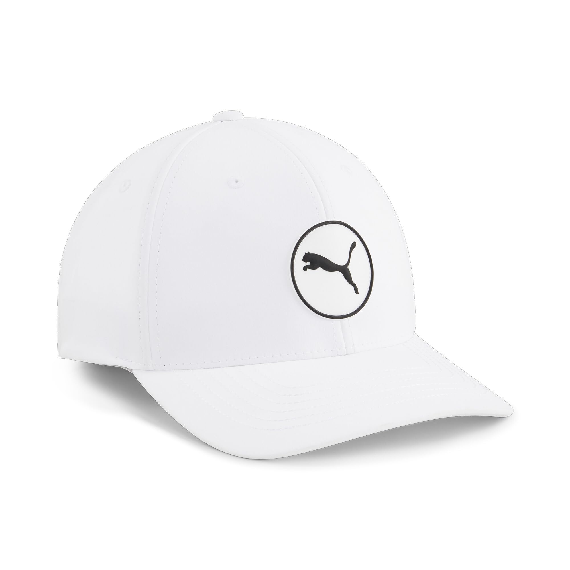 PUMA Golf Mens Circle Cat Tech Cap - White Glow - One Size