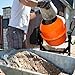 4.2 Cubic Ft. Electric Concrete Mixer, 550W Portable Cement Mixer Machine with 7-Inch Wheels, 2/3 HP Motor Mixing Tool for Stucco - Ideal for Home, Yard, Farm Projects, Upgraded