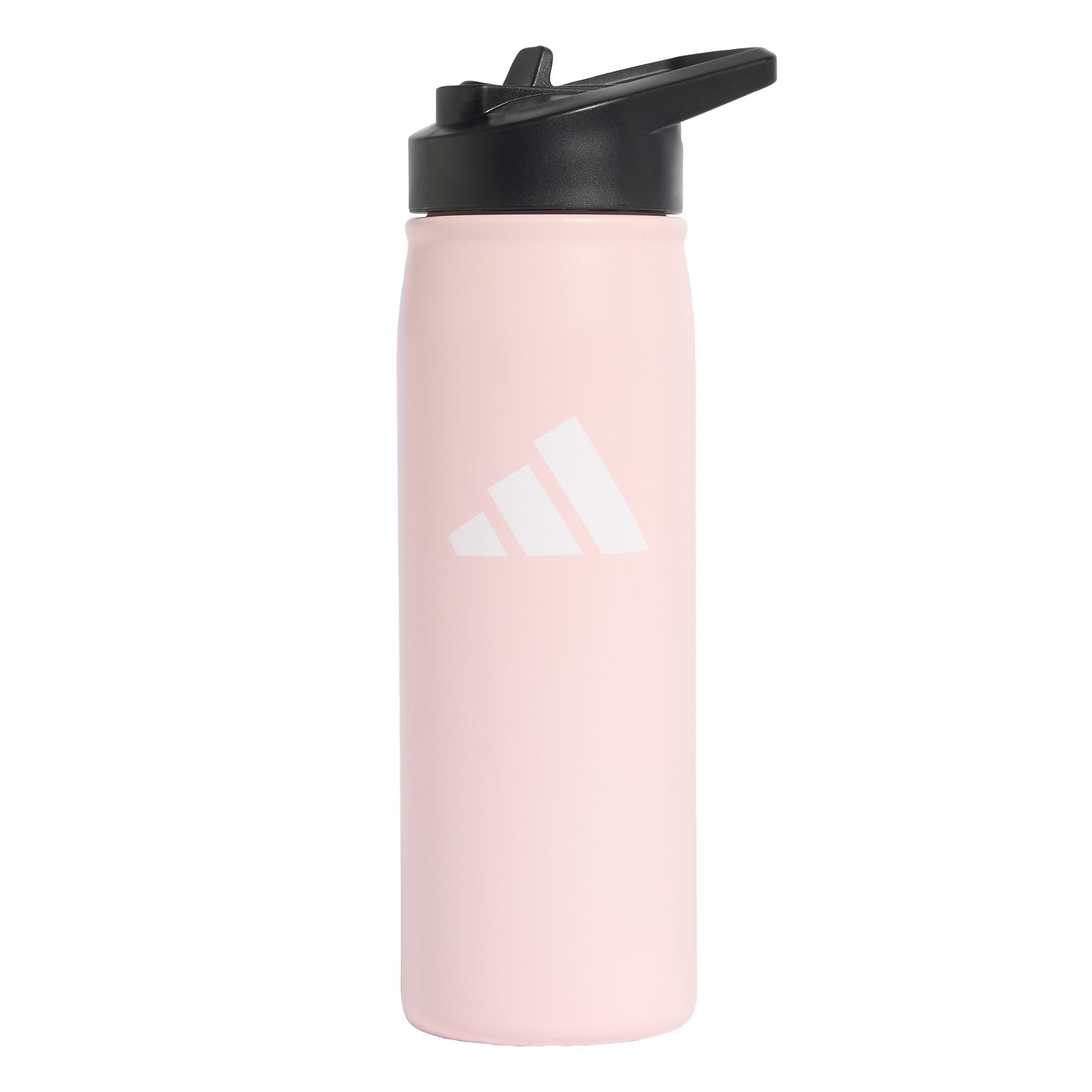 adidas Unisex Metal Bottle Straw 0.6 liter, sandy pink/black, One size