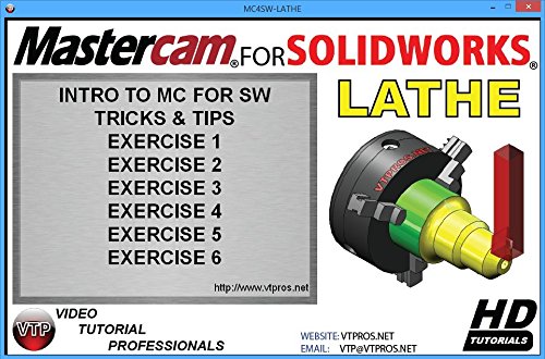 Mastercam For Solidworks X8-X9 - Lathe Video Tutorial HD DVD - Thumbnail 5