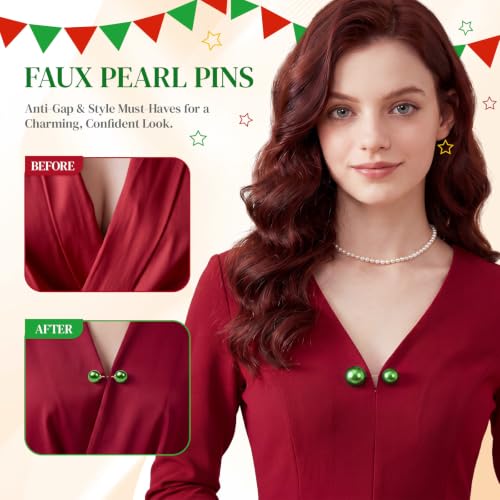 Image of WILLBOND 6 Pcs Pearl Brooch Pins for Women