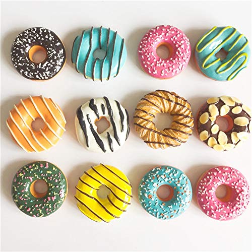 tianluo Kühlschrankmagnete Süße Donut Donut Donut Essen Nachricht Magnet Süße Erinnerungen, Simulation Essen Magnet Für Kinder Unterstützen Dekoration Cover